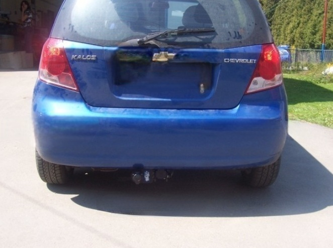 Carlig remorcare Chevrolet Kalos 3/5 usi 2002 - 2008 demontabil automat cu maneta marca Autohak [3]