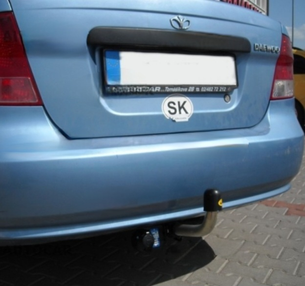 Carlig remorcare Chevrolet Kalos 4 usi 2002 - 2008 demontabil automat cu maneta marca Autohak [5]