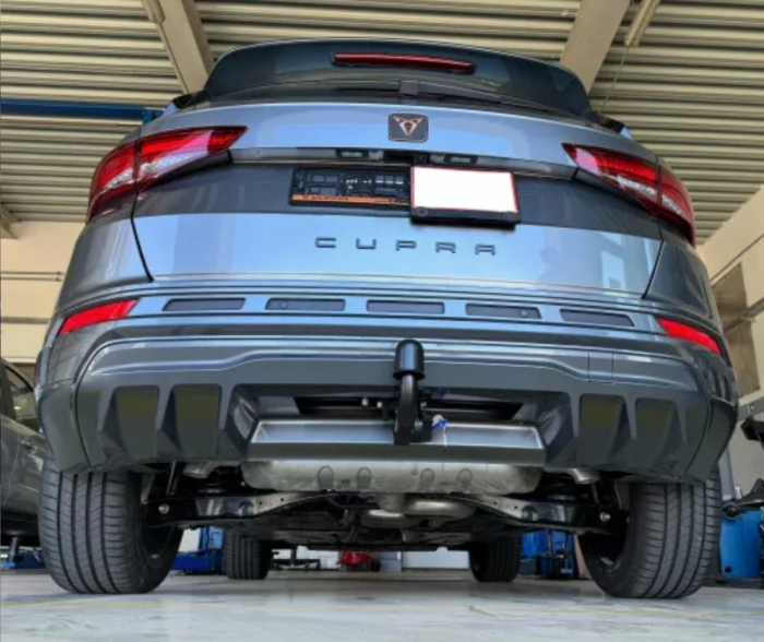 Carlig remorcare Cupra Ateca fabricat 2019 - prezent vertical cu cheie marca Autohak [8]