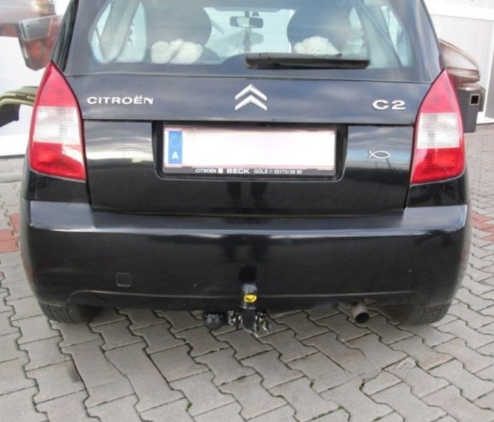 Carlig remorcare Citroen C2 dupa 2003 demontabil automat cu maneta marca Autohak [4]