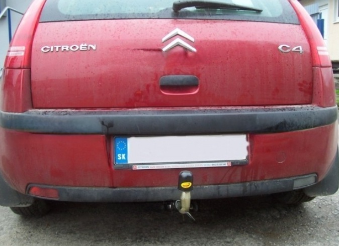 Carlig remorcare Citroen C4 3 - 5 usi 2004 - 2010 demontabil automat cu maneta marca Autohak [3]