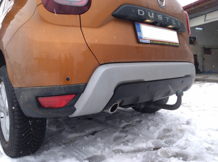 Carlig remorcare Dacia Duster dupa 2018 demontabil automat vertical marca Autohak [10]