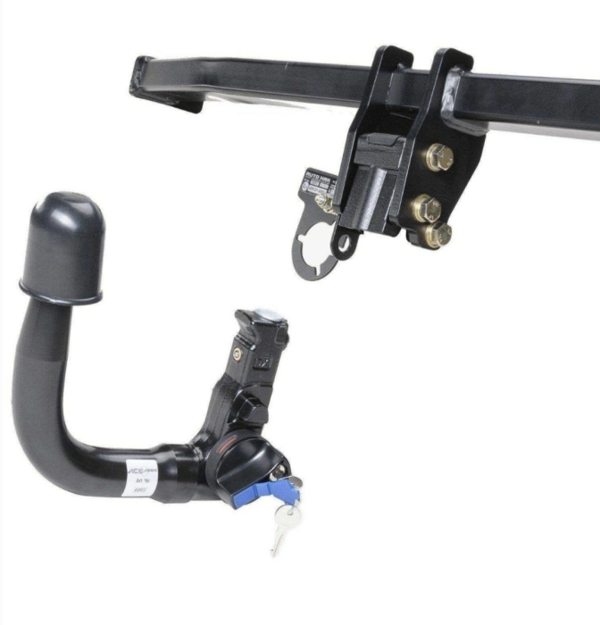 Cârlig de remorcare automat vertical cu cheie Hakpol pentru Fiat 500X SUV (2014 - prezent) - Cod J/A72 [2]