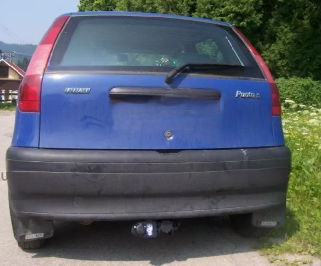 Carlig remorcare Fiat Punto 3/5 usi 1994 - 1999 demontabil automat cu maneta marca Autohak [2]