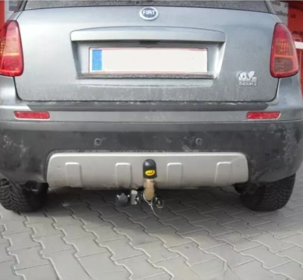 Carlig remorcare Fiat Sedici dupa 2006 (4x4) demontabil automat cu maneta marca Autohak [6]