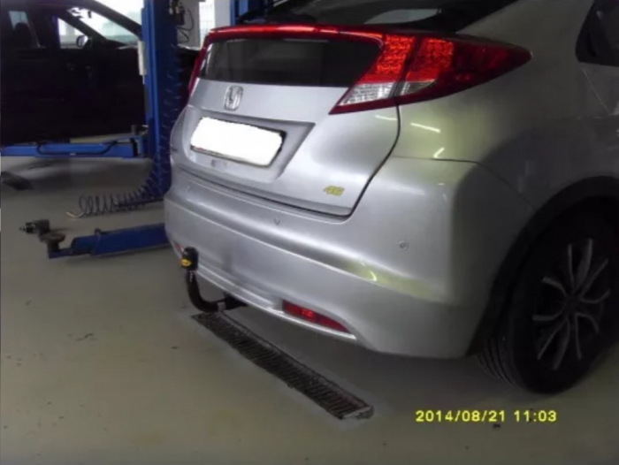 Carlig remorcare Honda Civic 5 usi 2012 - 2015 demontabil automat vertical [8]