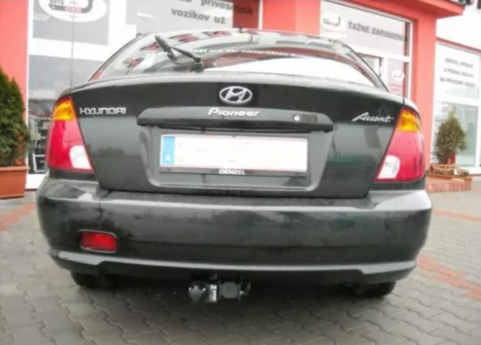 Carlig remorcare Hyundai Accent 2000 - 2006 demontabil automat cu maneta [5]