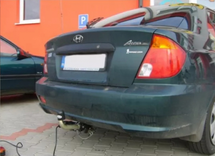 Carlig remorcare Hyundai Accent 2000 - 2006 demontabil automat cu maneta [7]