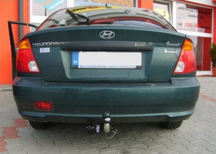 Carlig remorcare Hyundai Accent 2000 - 2006 demontabil automat cu maneta [6]