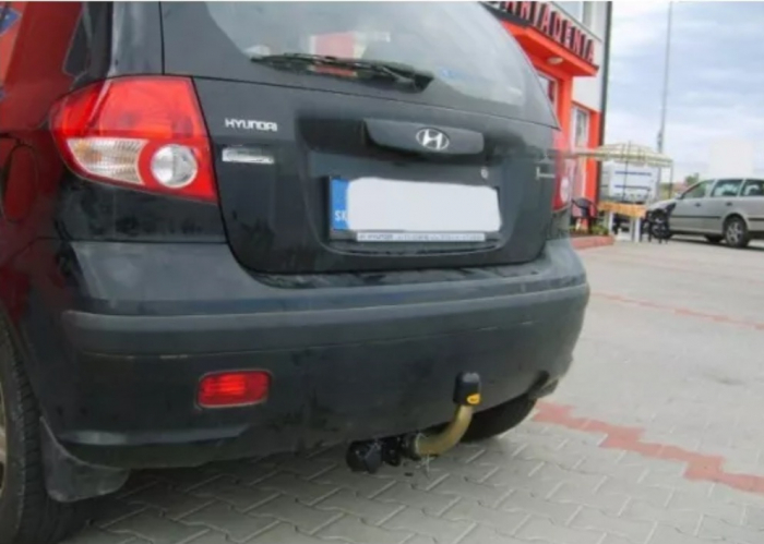 Carlig remorcare Hyundai Getz 2003 - 2005 (TB) demontabil automat cu maneta [2]