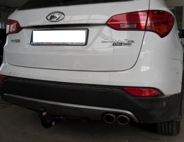 Carlig remorcare Hyundai Grand Santa Fe dupa 2012 demontabil automat vertical marca Autohak [10]