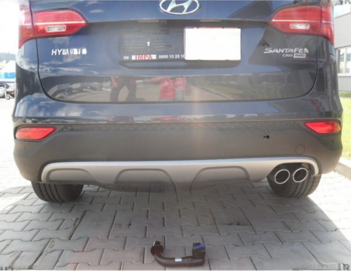 Carlig remorcare Hyundai Grand Santa Fe dupa 2012 demontabil automat vertical marca Autohak [5]