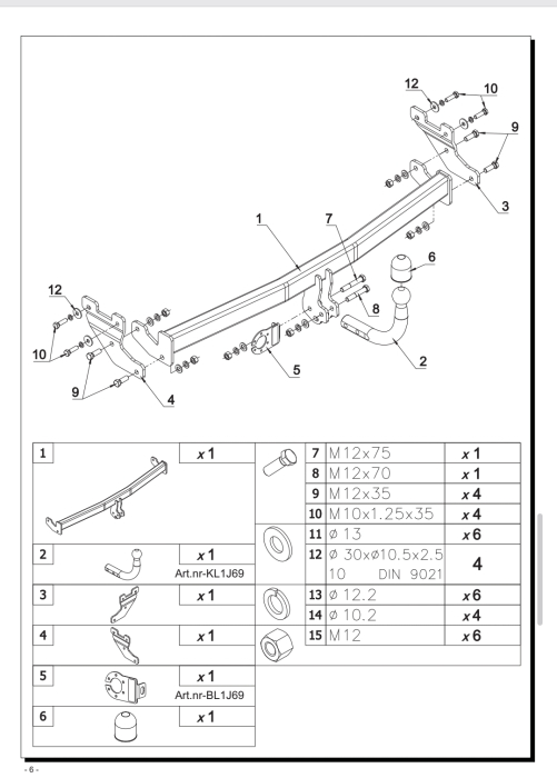 Cârlig Remorcare Hyundai i10 III (După 2019) Auto-Hak J 69 karmaster.ro [3]