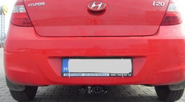 Carlig remorcare Hyundai i20 2009 - 2014 demontabil automat cu maneta marca Autohak [2]