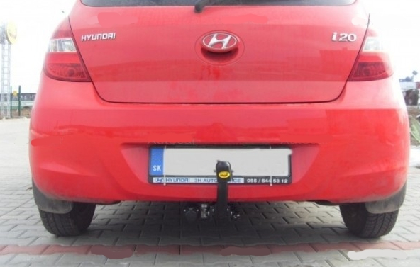 Carlig remorcare Hyundai i20 2009 - 2014 demontabil automat cu maneta marca Autohak [5]