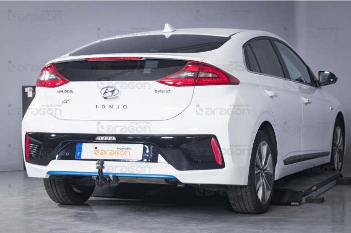 Carlig remorcare Hyundai Ioniq Hybrid HEV 2017 - 2022 demontabil automat orizontal marca Aragon [4]