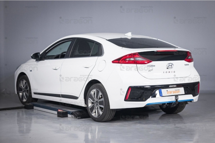 Carlig remorcare Hyundai Ioniq Hybrid HEV 2017 - 2022 demontabil automat orizontal marca Aragon [2]