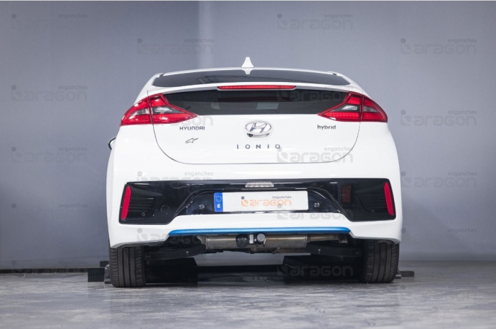 Carlig remorcare Hyundai Ioniq Hybrid HEV 2017 - 2022 demontabil automat orizontal marca Aragon [7]