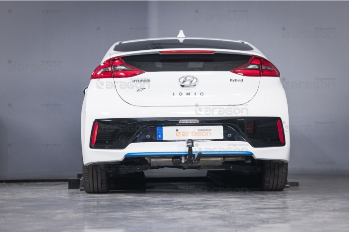 Carlig remorcare Hyundai Ioniq Hybrid HEV 2017 - 2022 demontabil automat orizontal marca Aragon [3]