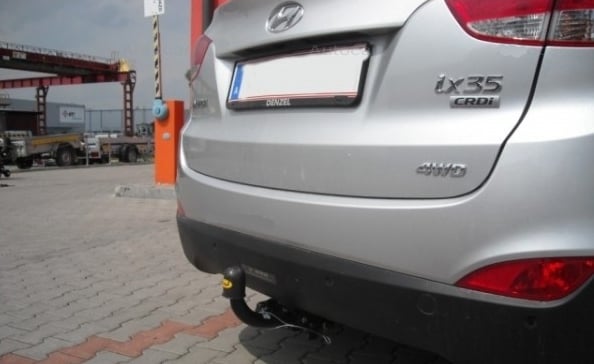 Carlig remorcare Hyundai ix35 dupa 2010 demontabil automat cu maneta marca Autohak [4]