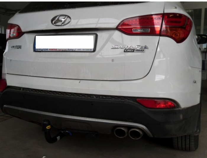 Carlig remorcare Hyundai Santa Fe 2012 - 2018 demontabil automat vertical marca Autohak [17]