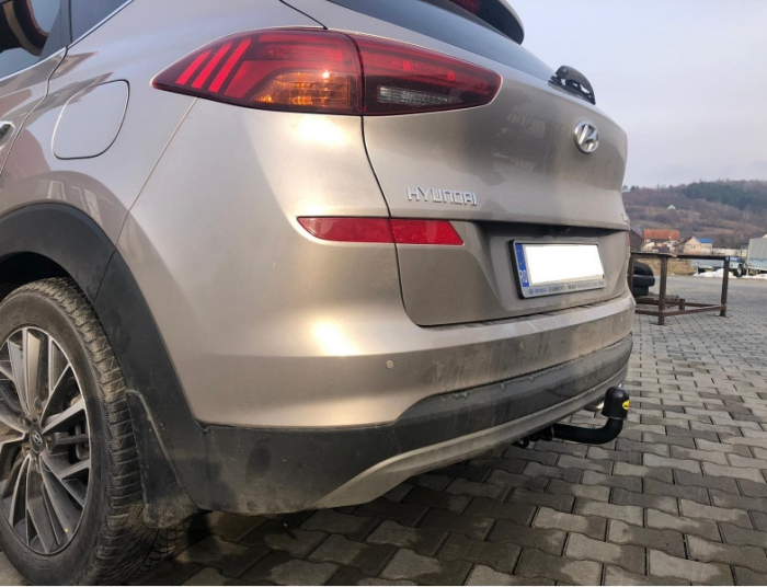 Carlig remorcare Hyundai Tucson 2018 - 2019 demontabil automat cu maneta marca Autohak [6]