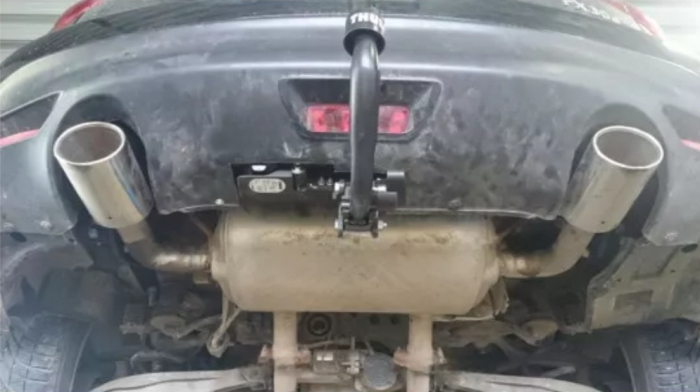 Carlig remorcare Infiniti FX30, FX37, FX50 dupa 2008 demontabil automat vertical marca Thule [2]