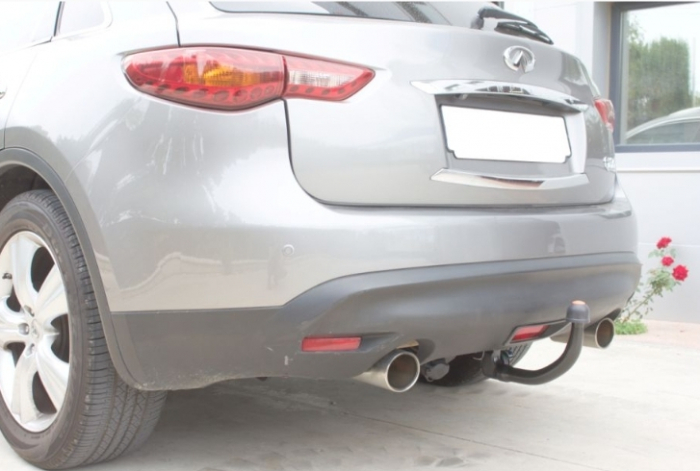 Carlig remorcare Infiniti QX70 offroad 2013 - 2018 demontabil automat vertical marca Aragon [5]