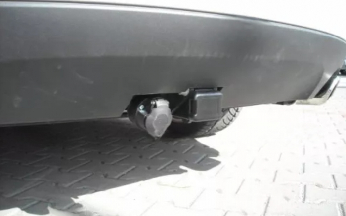 Carlig remorcare Jaguar XF sedan 2008 - 2015 demontabil automat vertical marca Thule [8]
