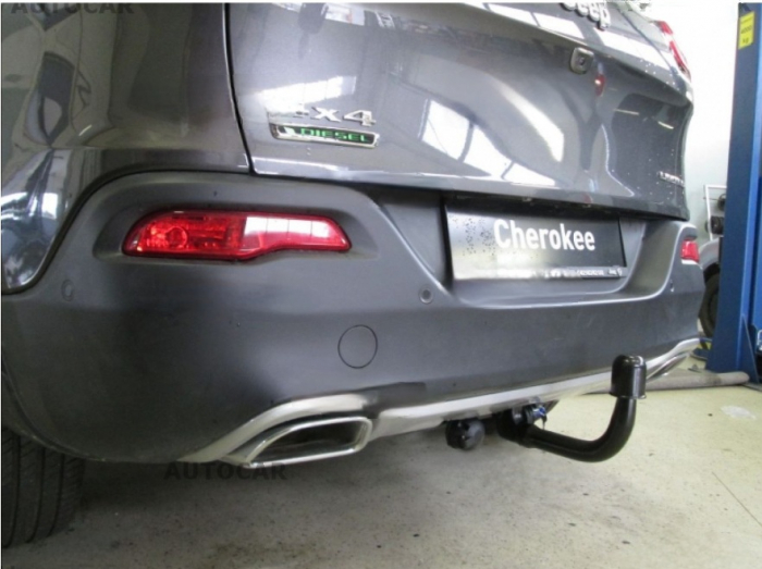 Carlig remorcare Jeep Cherokee KL dupa 2014 demontabil automat vertical marca Autohak [4]