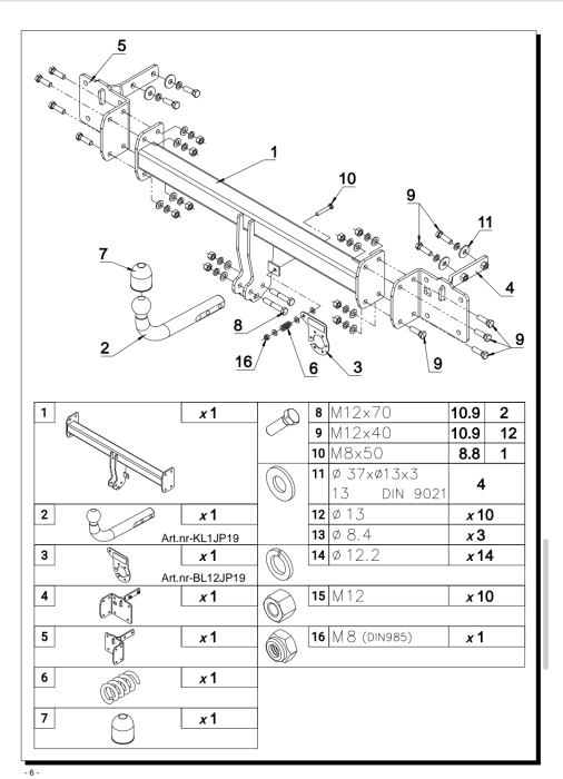 Cârlig de remorcare Auto-Hak Jeep Compass III SUV (2025 - Prezent) [3]