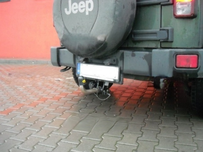 Carlig remorcare Jeep Wrangler JK 2006 - 2017 demontabil automat cu maneta marca Autohak [4]