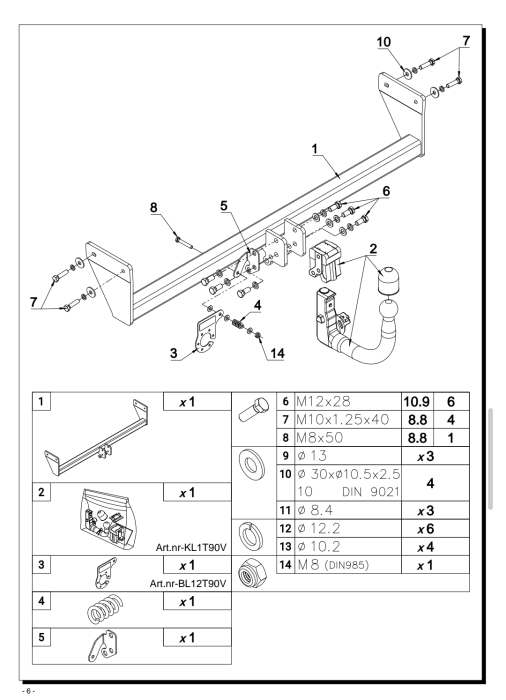 Cârlig de remorcare Auto-Hak Kia K4 5 uși Demontabil Vertical Invizibil (2025 - Prezent) [5]