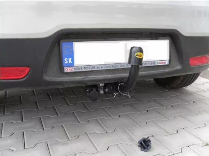 Carlig remorcare Kia Rio 5 usi 2011 - 2017 demontabil cu maneta [5]