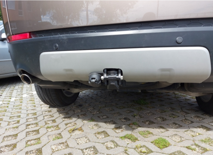 Carlig remorcare Land Rover Discovery Sport dupa 2016 cu roata de rezerva demontabil automat vertical marca Westfalia [2]