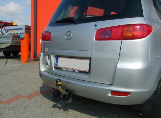 Carlig remorcare Mazda 2 2003 - 2007 demontabil automat cu maneta marca Autohak [4]
