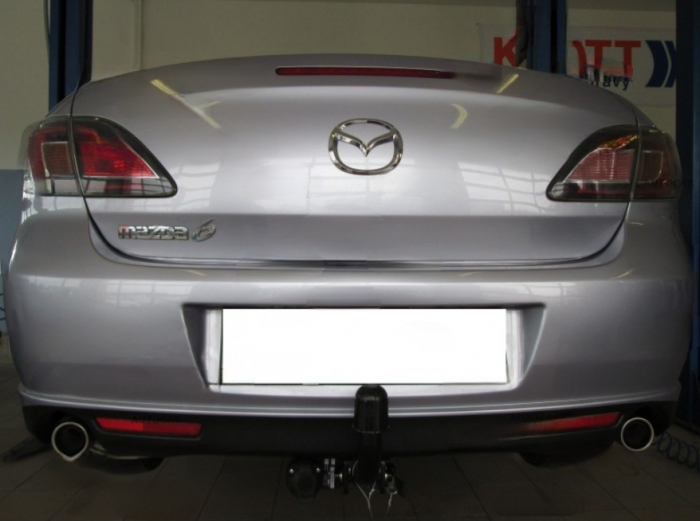 Carlig remorcare Mazda 6 4/5 usi 2008 - 2012 demontabil automat cu maneta marca Autohak [3]