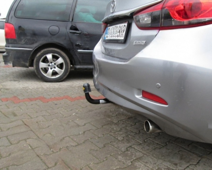 Carlig remorcare Mazda 6 4/5 usi dupa 2013 demontabil automat vertical marca Autohak [8]
