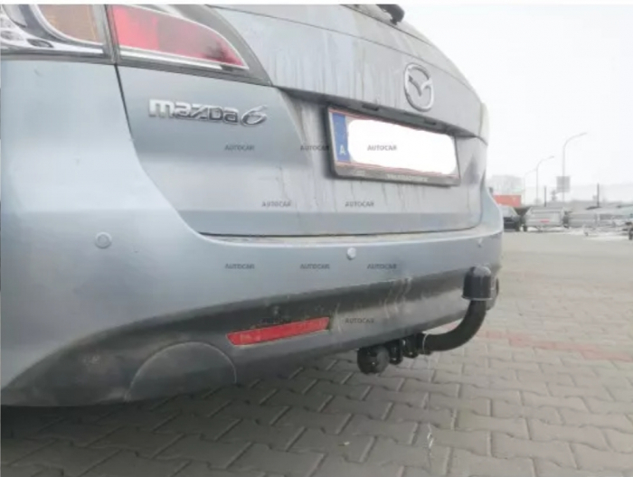 Carlig remorcare Mazda 6 combi 2008 - 2012 demontabil automat vertical [8]