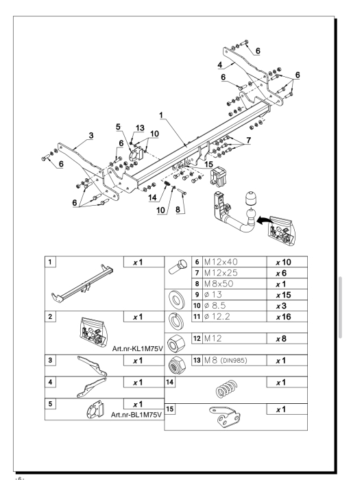 Cârlig remorcare demontabil vertical Auto-Hak M 75V pentru Mazda CX-5 (după 11.2025) – karmaster.ro [5]