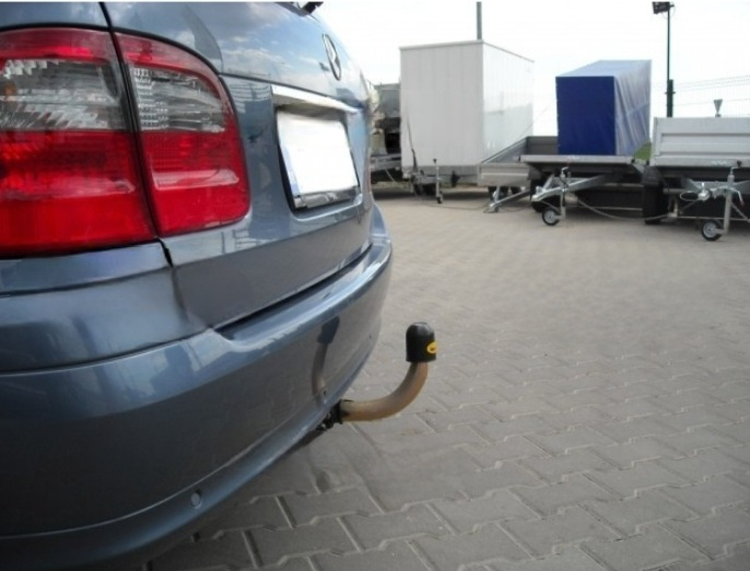 Carlig remorcare Mercedes E Class (S211) combi 2003 - 2008 demontabil automat cu maneta marca Autohak [2]