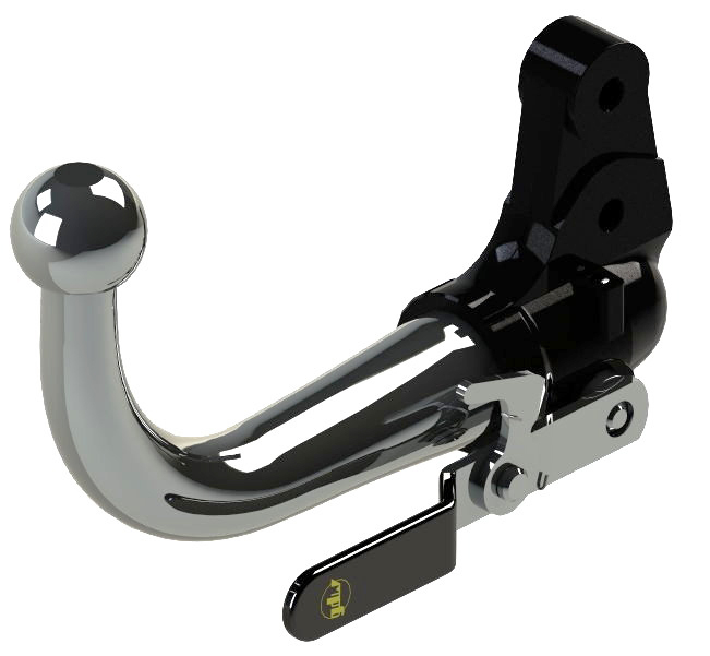 Carlig remorcare Subaru Impreza 5 usi 2008 - 2011 demontabil automat cu maneta [1]