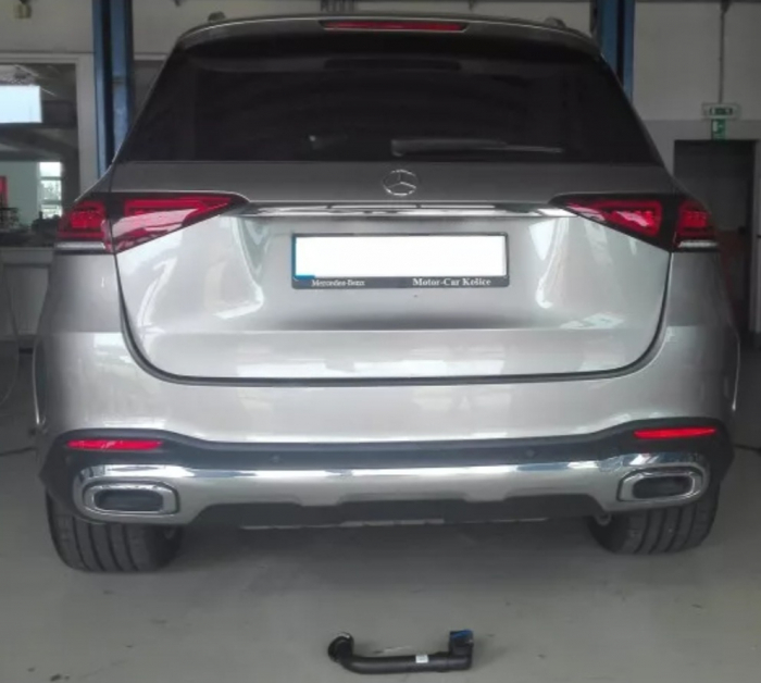 Carlig remorcare Mercedes GLE dupa 2018 demontabil automat vertical marca Autohak [9]