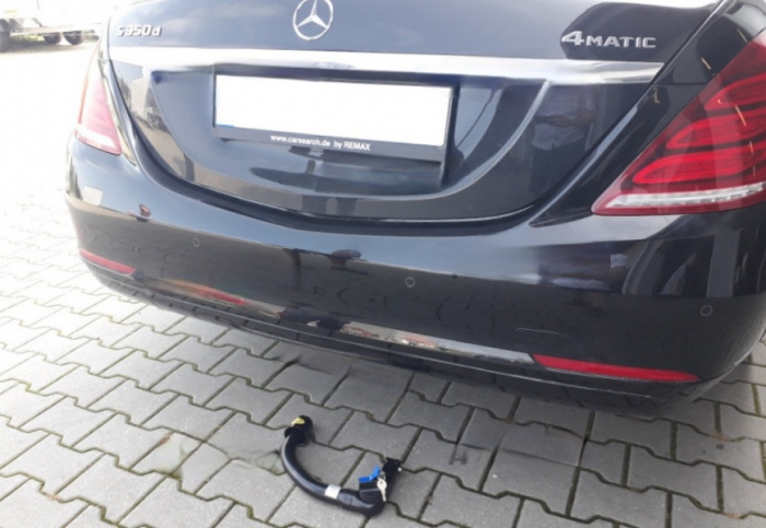 Carlig remorcare Mercedes S Class (W222) dupa 2013 demontabil automat vertical marca Autohak [13]