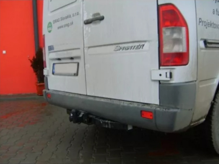 Carlig remorcare Mercedes Sprinter duba fara treapta scurt 3.05m 1995-2006 [6]