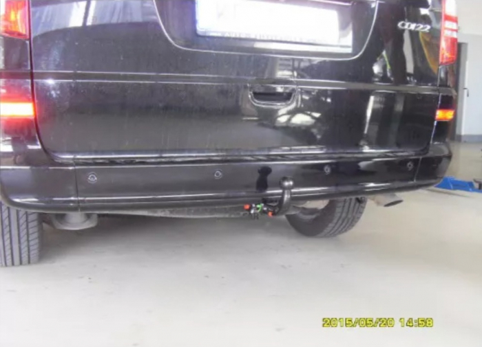Carlig remorcare Mercedes Vito W639 van 2003 - 2014 demontabil automat vertical [6]