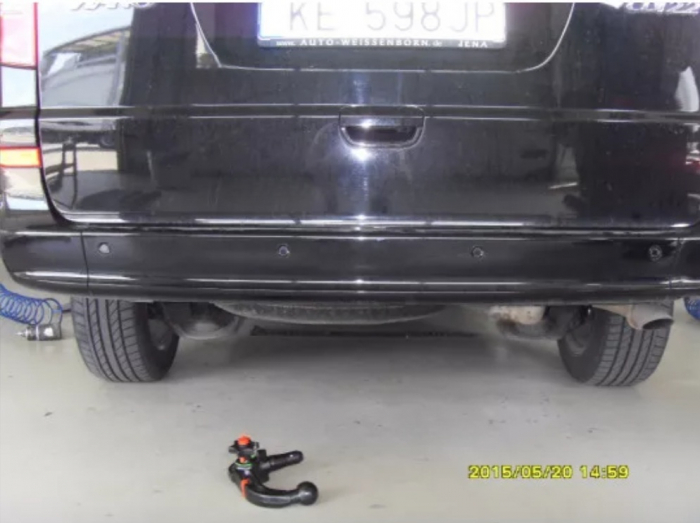 Carlig remorcare Mercedes Vito W639 van 2003 - 2014 demontabil automat vertical [3]