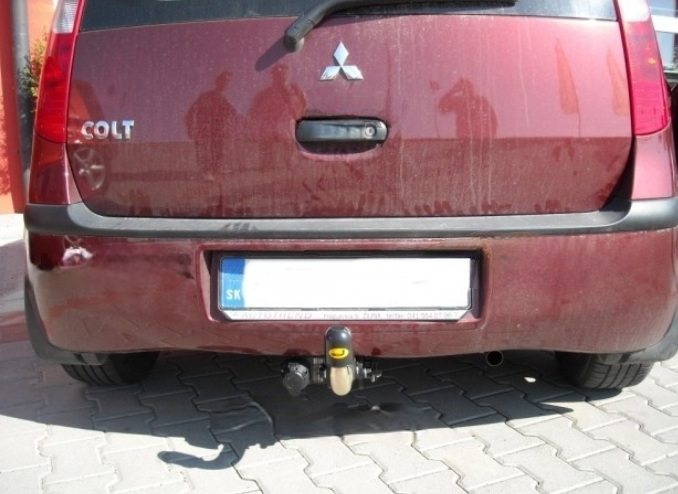 Carlig remorcare Mitsubishi Colt 5 usi dupa 2004 demontabil automat cu maneta marca Autohak [4]