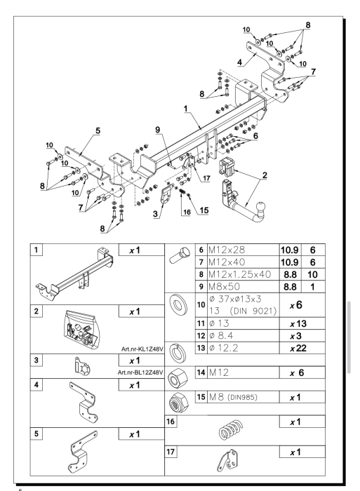 Cârlig remorcare Auto-Hak Z 48V Mitsubishi Outlander >2025 [5]