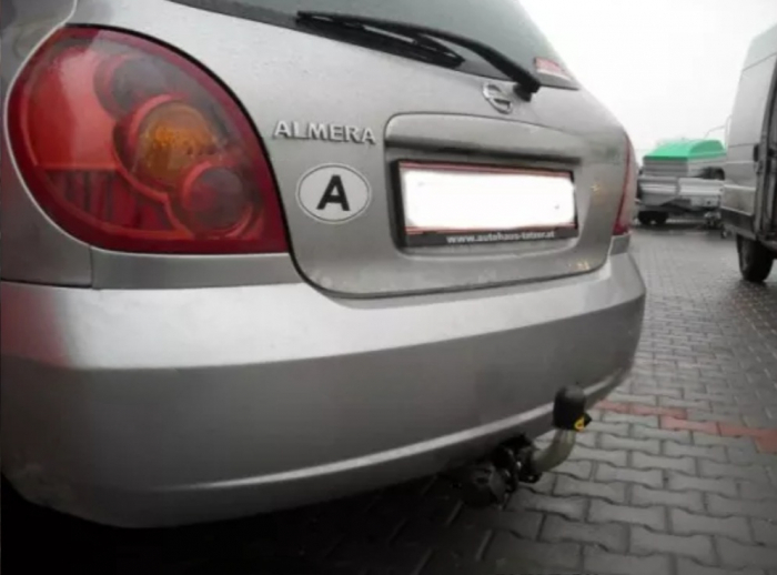 Carlig remorcare Nissan Almera N16 3/5 usi 2000 - 2006 demontabil automat cu maneta [4]